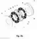 Fig. 04 - Magnet structure having a plurality of individual magnets integrated into a mesh structure