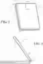 Fig. 03 - Hinged electronic device with displacement altering hinge and corresponding systems
