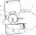 Fig. 01 - Articulated grip for mobile handheld device