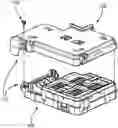 Fig. 01 - Electrical center cover with machine-readable indicator confirmation of lock engagement