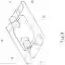 Fig. 09 - Knockdown water-cooling unit latch device structure