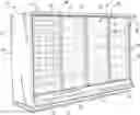 Fig. 01 - Merchandiser including track door system