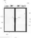 Fig. 08 - Merchandiser including track door system