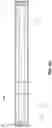 Fig. 08 - Orthopaedic external fixation system with removable rails or skates