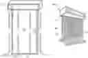 Fig. 01 - Germicidal partition for doorways and portals