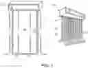 Fig. 02 - Germicidal partition for doorways and portals