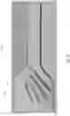 Fig. 10 - Hockey stick with variable geometry shaft and paddle