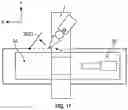 Fig. 18 - Injection molding system with conveyor devices to insert or eject molds