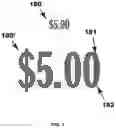 Fig. 18 - Instant ticket redundancy via multi-chromatic indicia
