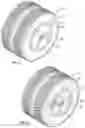Fig. 02 - Aerodynamic wheel covers and mounting assemblies