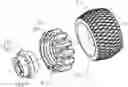Fig. 01 - TYRE FOR ELECTRIC SKATEBOARDS