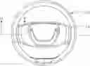 Fig. 01 - Steering wheel, steering wheel vibration prompt system and vehicle comprising same