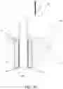Fig. 08 - CONFIGURABLE CEILING GRID LIGHTING ASSEMBLY WITH T-BAR MOUNTED LINEAR SUPPORT ELEMENTS
