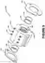 Fig. 10 - Pump gland with rotary dynamic seal