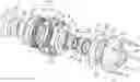 Fig. 01 - Power transmission elements, torque measuring device and freewheel assembly