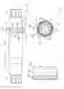 Fig. 37 - Power transmission elements, torque measuring device and freewheel assembly