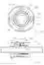 Fig. 53 - Power transmission elements, torque measuring device and freewheel assembly