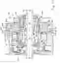 Fig. 54 - Power transmission elements, torque measuring device and freewheel assembly