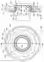 Fig. 56 - Power transmission elements, torque measuring device and freewheel assembly