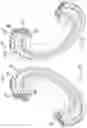 Fig. 64 - Power transmission elements, torque measuring device and freewheel assembly
