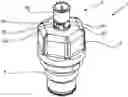 Fig. 01 - Pressure measuring device comprising an air passage provided at a plug connection