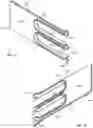 Fig. 12 - CHASSIS PANEL WITH SELECTABLE CABLE MANAGEMENT INSERT AND CABLING METHOD THEREFORE