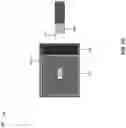 Fig. 09 - Optical device including a substrate with a conductor-filled trench on a conductive core