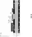 Fig. 10 - Optical device including a substrate with a conductor-filled trench on a conductive core