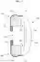 Fig. 10 - Headphone cover and fastener therefor