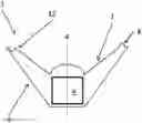 Fig. 01 - Loudspeaker with a non-uniform suspension and an enforcement element