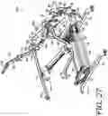 Fig. 28 - Rocker/glider recliner linkage with projected back pivot point