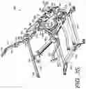 Fig. 36 - Rocker/glider recliner linkage with projected back pivot point