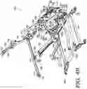 Fig. 50 - Rocker/glider recliner linkage with projected back pivot point