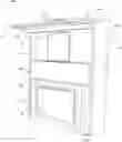 Fig. 01 - Wall bed with a fireplace and an adjustable workstation