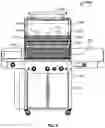 Fig. 10 - Adjustable warming racks for cookboxes of grills