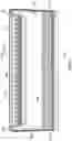 Fig. 12 - Adjustable warming racks for cookboxes of grills