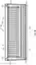 Fig. 20 - Adjustable warming racks for cookboxes of grills