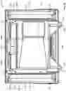 Fig. 20 - Slidable waste management systems for cookboxes of grills