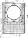 Fig. 56 - INSET FRAMES FOR SUPPORTING COOKING ACCESSORIES IN COOKBOXES OF GRILLS