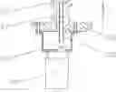Fig. 01 - Lifting device for stirring cup of blender