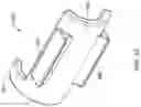 Fig. 43 - Endoscope attachment mechanism for use with suture based closure device