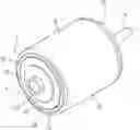 Fig. 01 - ABRASIVE WHEEL WHICH CAN BE PROVIDED WITH A SANDPAPER