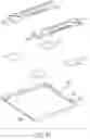 Fig. 44 - Pedestal assemblies for laundry appliances