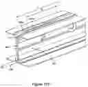 Fig. 25 - Enclosure members joined by hinged I-beam to fold flat
