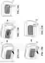 Fig. 14 - Child proof latch and method of fitting