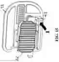 Fig. 16 - Child proof latch and method of fitting