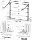 Fig. 38 - Overhead garage door system with sealing feature