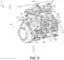 Fig. 04 - Snowmobile having a parallel-path exhaust system for two-stroke engine