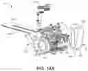 Fig. 17 - Snowmobile having a parallel-path exhaust system for two-stroke engine