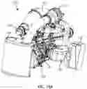 Fig. 32 - Snowmobile having a parallel-path exhaust system for two-stroke engine